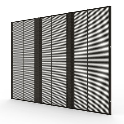 Armoire en aluminium à l'intérieur 1500*1000 PH3-7 Écran LED publicitaire transparent