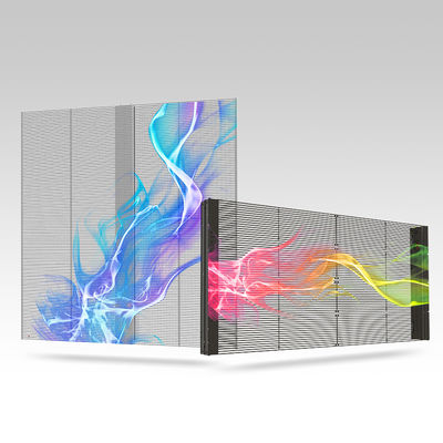 Panneau d'affichage LED transparent à haute luminosité en alliage d'aluminium