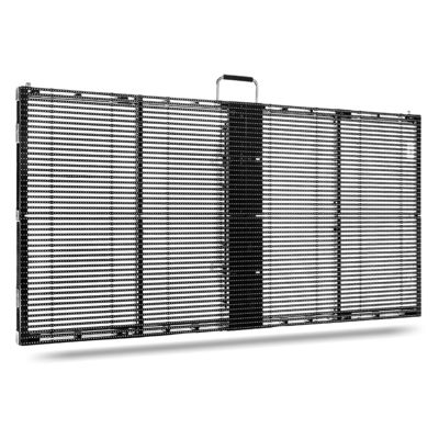 Écran LED transparent étanche à l'eau HT 500*1000 3D Paroi vidéo transparente
