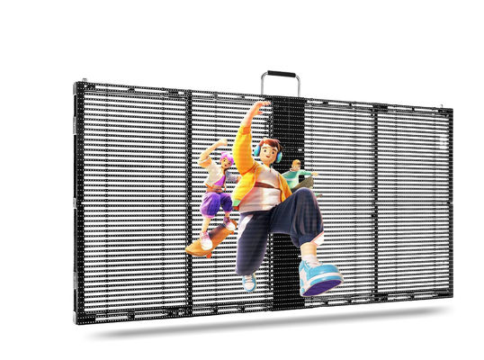 Écran d'affichage LED transparent à haute luminosité