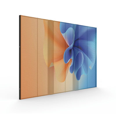 Écran à LED ultrafin et transparent Montage fixe sur le mur vidéo