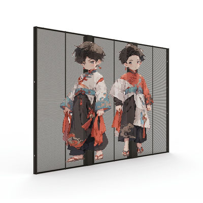 Écran d'affichage LED transparent à haute luminosité