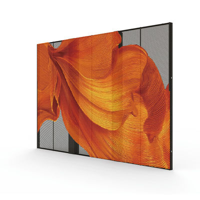 Écran à LED ultrafin et transparent Montage fixe sur le mur vidéo