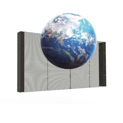 Affichage murale LED transparent intérieur PH3.91-7.82 Perméabilité élevée de la hauteur des pixels