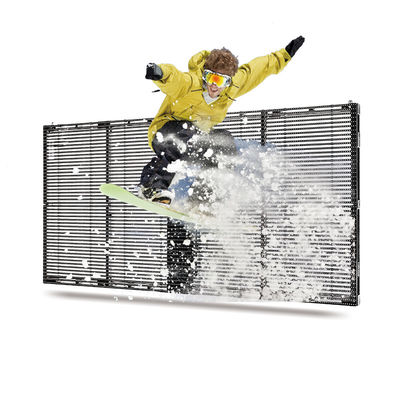 Écran d'affichage LED transparent de haute précision PH15-15 de 500*1000 mm