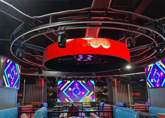 Écran d'affichage LED extérieur flexible intérieur HMT-SA-P5 avec bonne dissipation de chaleur