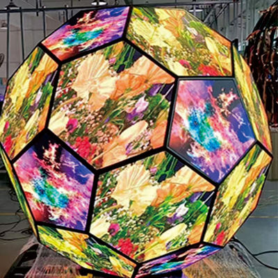Écran LED hexagonal de haute précision, affichage LED personnalisé à grande charge