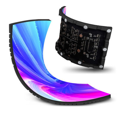 Paroi d'écran LED flexible personnalisé par un mur vidéo LED incurvé