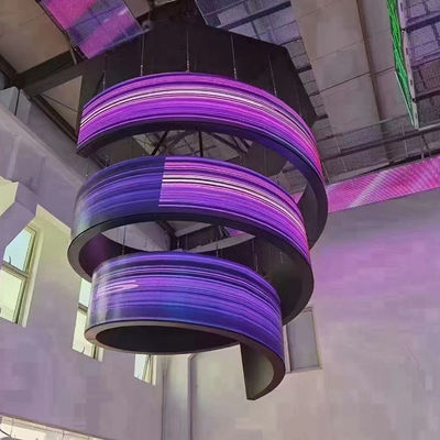 Écran LED à film transparent à contraste élevé assemblage modulaire avec grand angle de vision