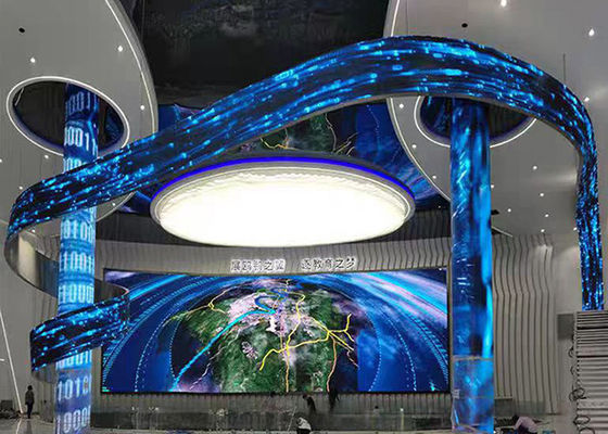 Écran flexible LED haute résolution et luminosité SQ-R série est parfait pour l'affichage intérieur et extérieur