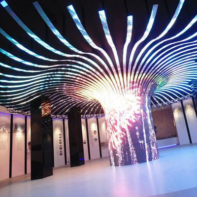 Écran flexible LED haute résolution et luminosité SQ-R série est parfait pour l'affichage intérieur et extérieur