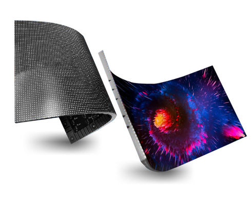 Écran d'affichage vidéo LED flexible à couleur complète commercial HMT-SA-P4