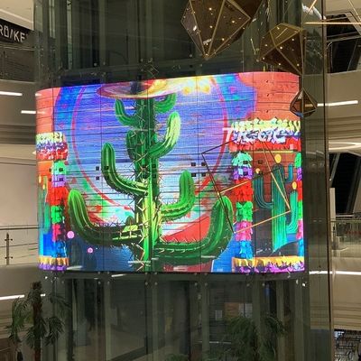 Écran de film cristallin LED transparent pour un impact visuel dynamique
