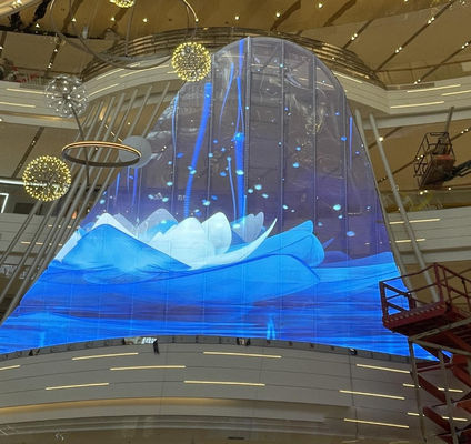Écran de film de cristal LED à commande à distance