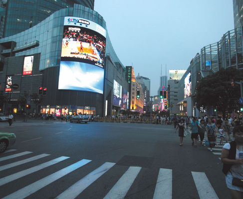 Écran d'affichage extérieur à LED IP65 résistant à la poussière 320 mmx160 mm pour la publicité