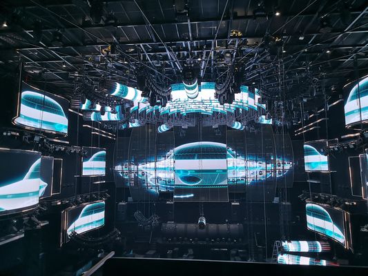 Écran LED transparent à haute fréquence de rafraîchissement à l'intérieur 1000*1000 TRA-B PH2-5