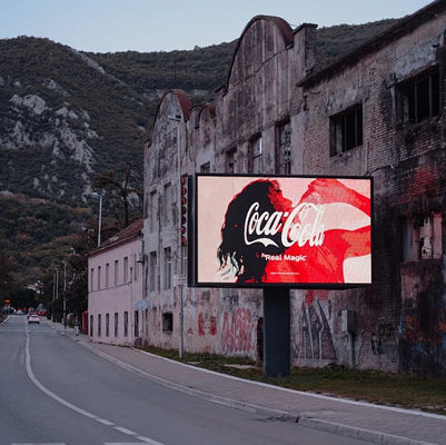 Écran d'affichage LED personnalisé de haute précision pour la publicité en extérieur