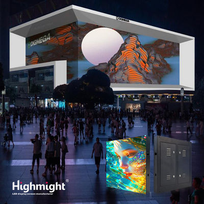 Écran d'affichage LED 3D à l'œil nu personnalisé 320mmx160mm