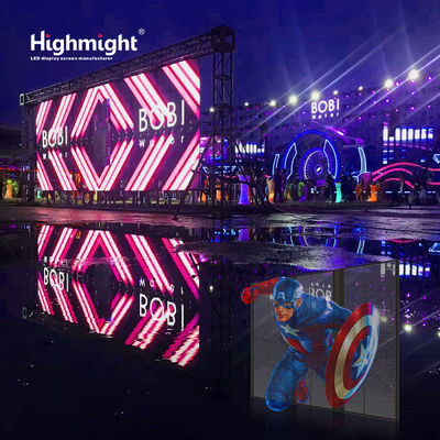 Tra-B 15-15 écran LED transparent pour intérieur, écran publicitaire 3D, double entretien