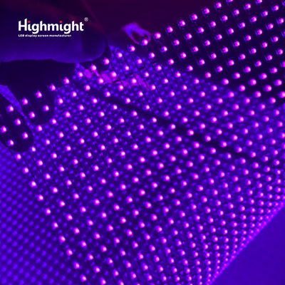 Écran à film cristallin à LED très transparent