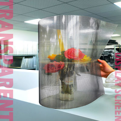 Écran à film cristallin à LED très transparent
