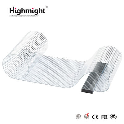 Écran à film cristallin à LED très transparent
