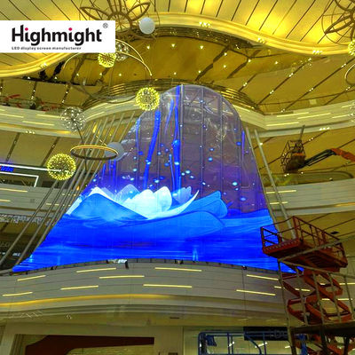 Écran de film de cristal LED haute luminosité et grands angles de vision