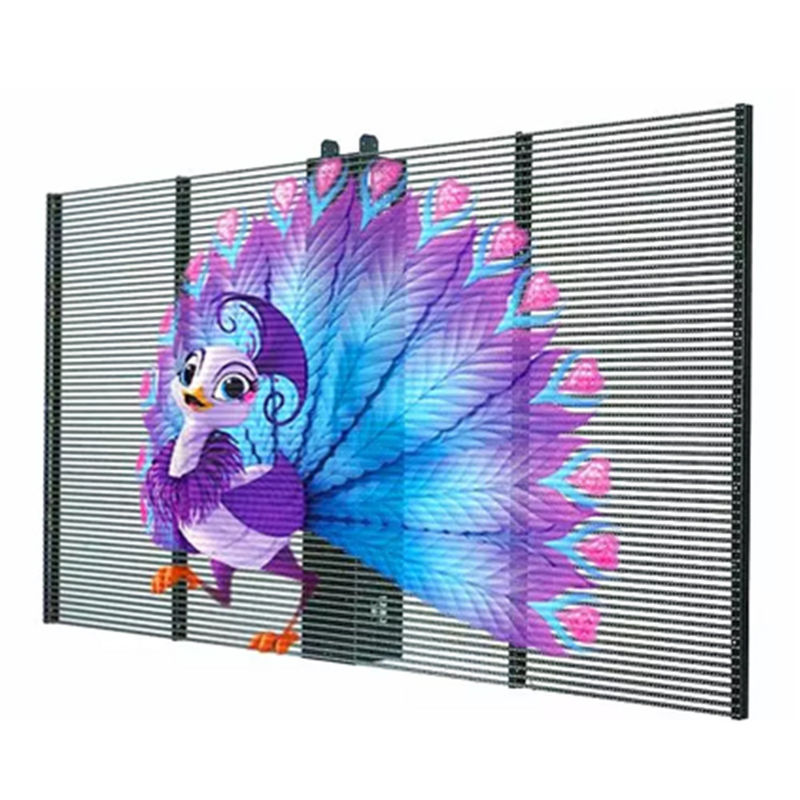 Écran LED transparent intérieur 500*1000 TRA-M Facile à installer dans les centres commerciaux