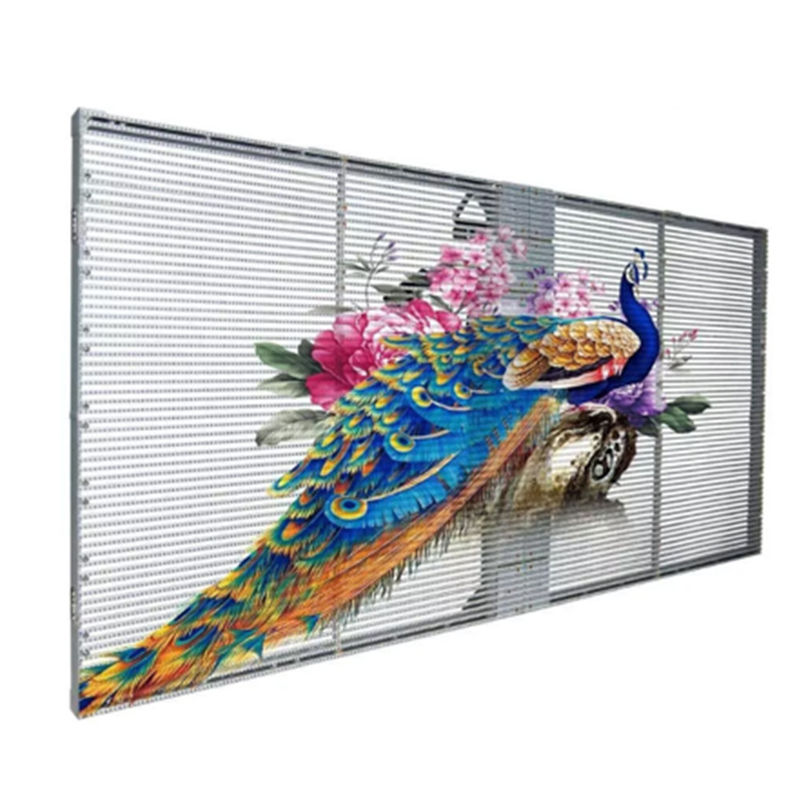 IP30 Écran LED transparent à l'intérieur 1000*1000 PH15-15 Différentes façons de contrôler