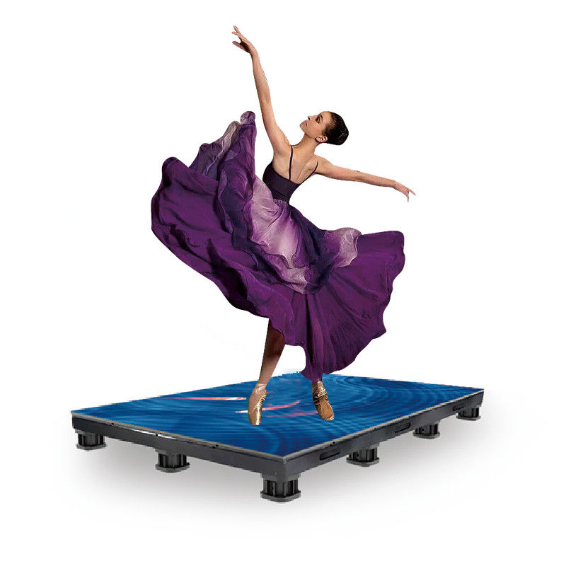 DM-R PH4.8 Panneaux éclairés pour le sol de danse, carreaux LED interactifs en couleur
