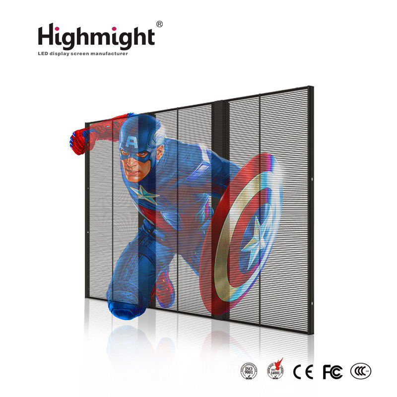 Tra-B 15-15 écran LED transparent pour intérieur, écran publicitaire 3D, double entretien