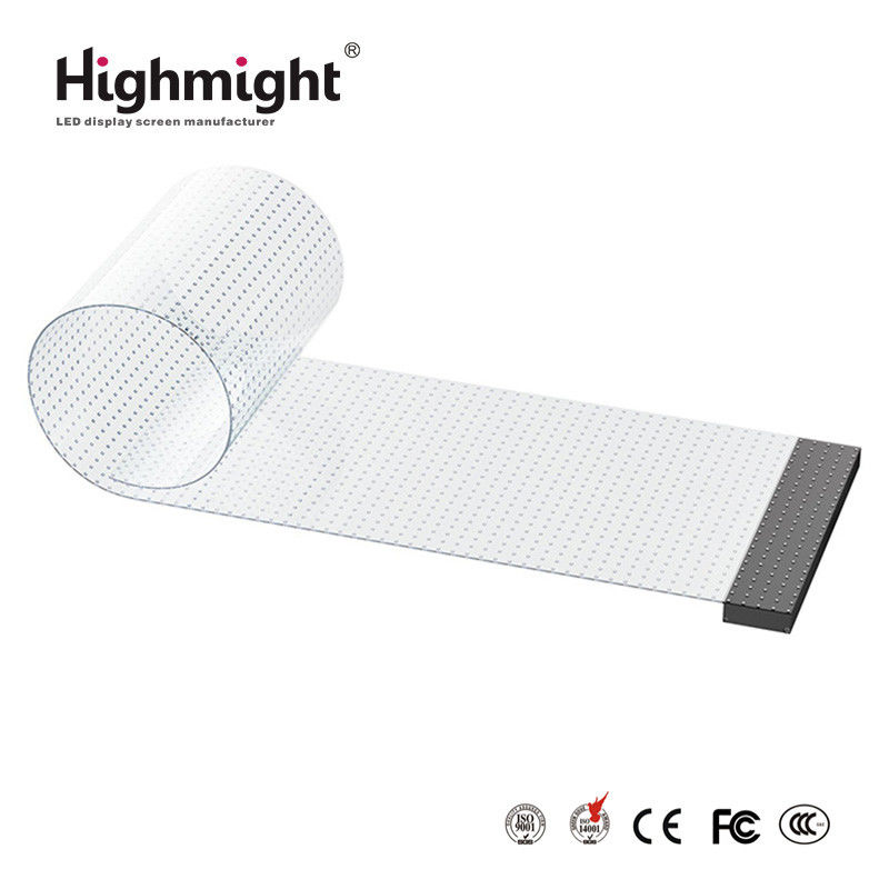 JL-8 Écran de film de cristal à LED en couleur facile à installer Conception durable